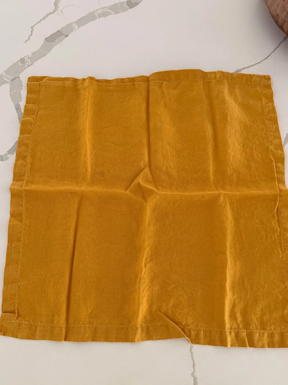 Williams Sonoma Signature Linen Napkins in Yolk - Set of 8